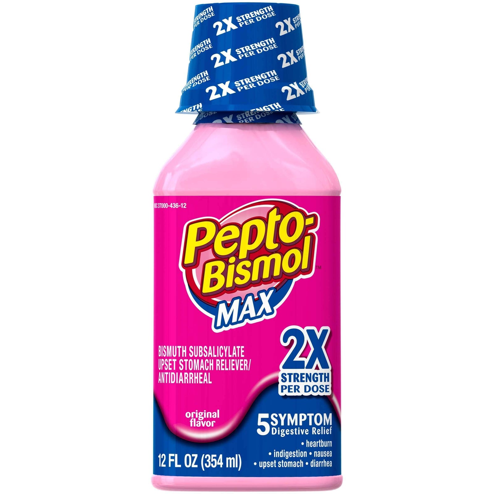 Pepto Bismol Max Strength Liquid 12oz
