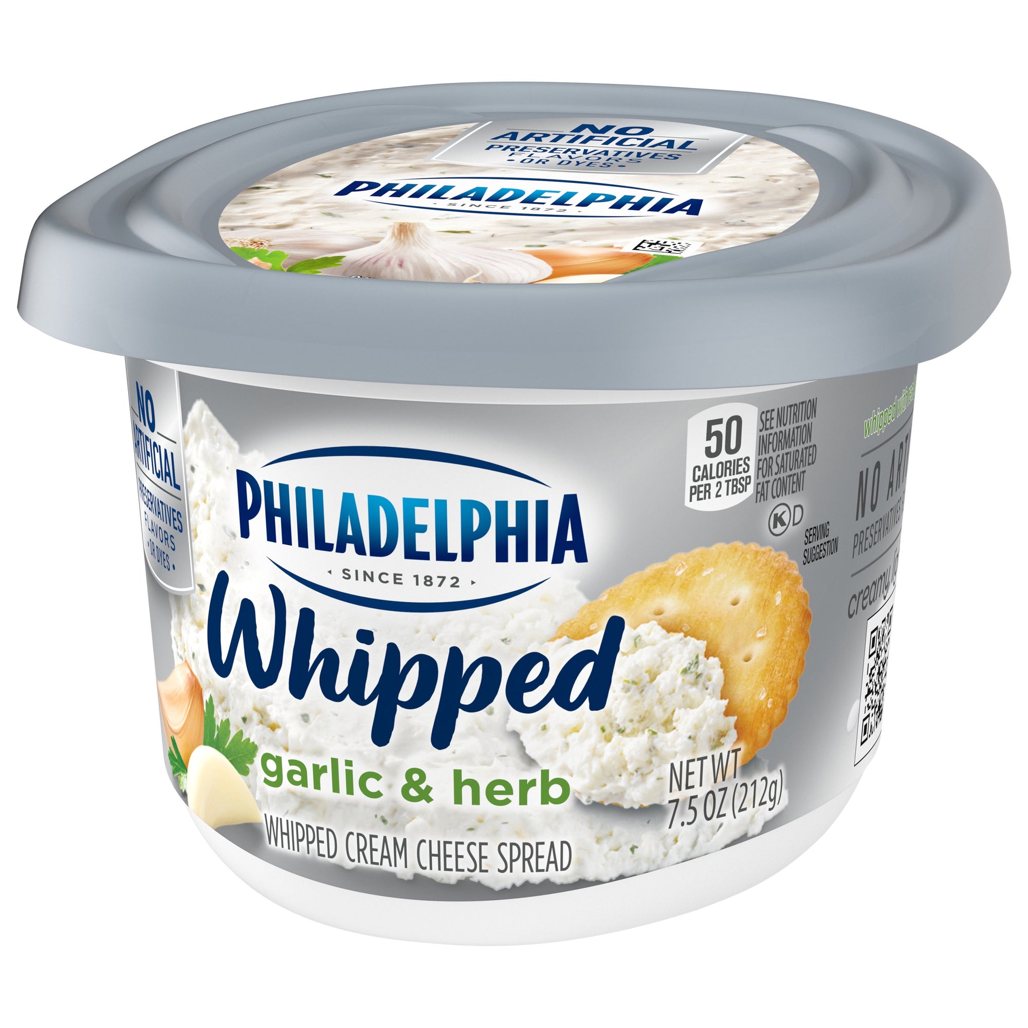 Philadelphia Garlic Herb Whipped Cream Cheese 7.5oz