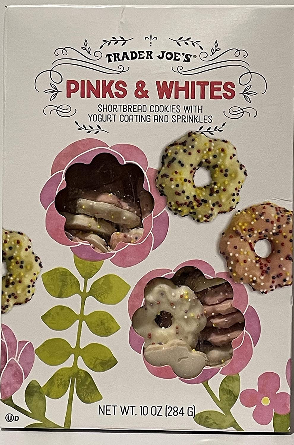 Trader Joes Pinks & Whites Cookies 10 oz.