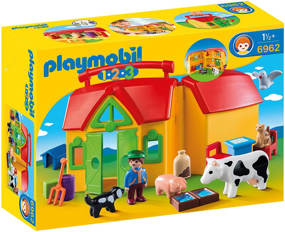 Playmobil 1.2.3. Take Along Farm 6962