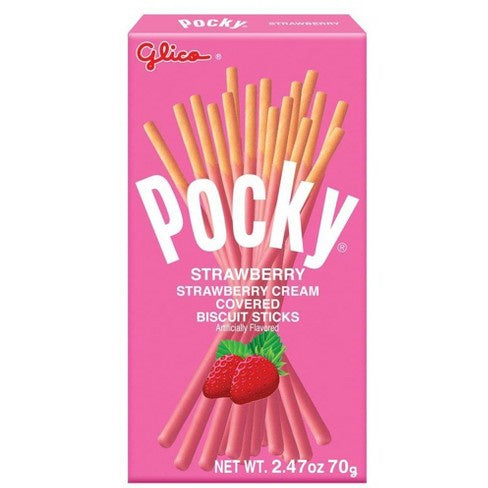 Pocky Biscuit Sticks Strawberry 2.47oz