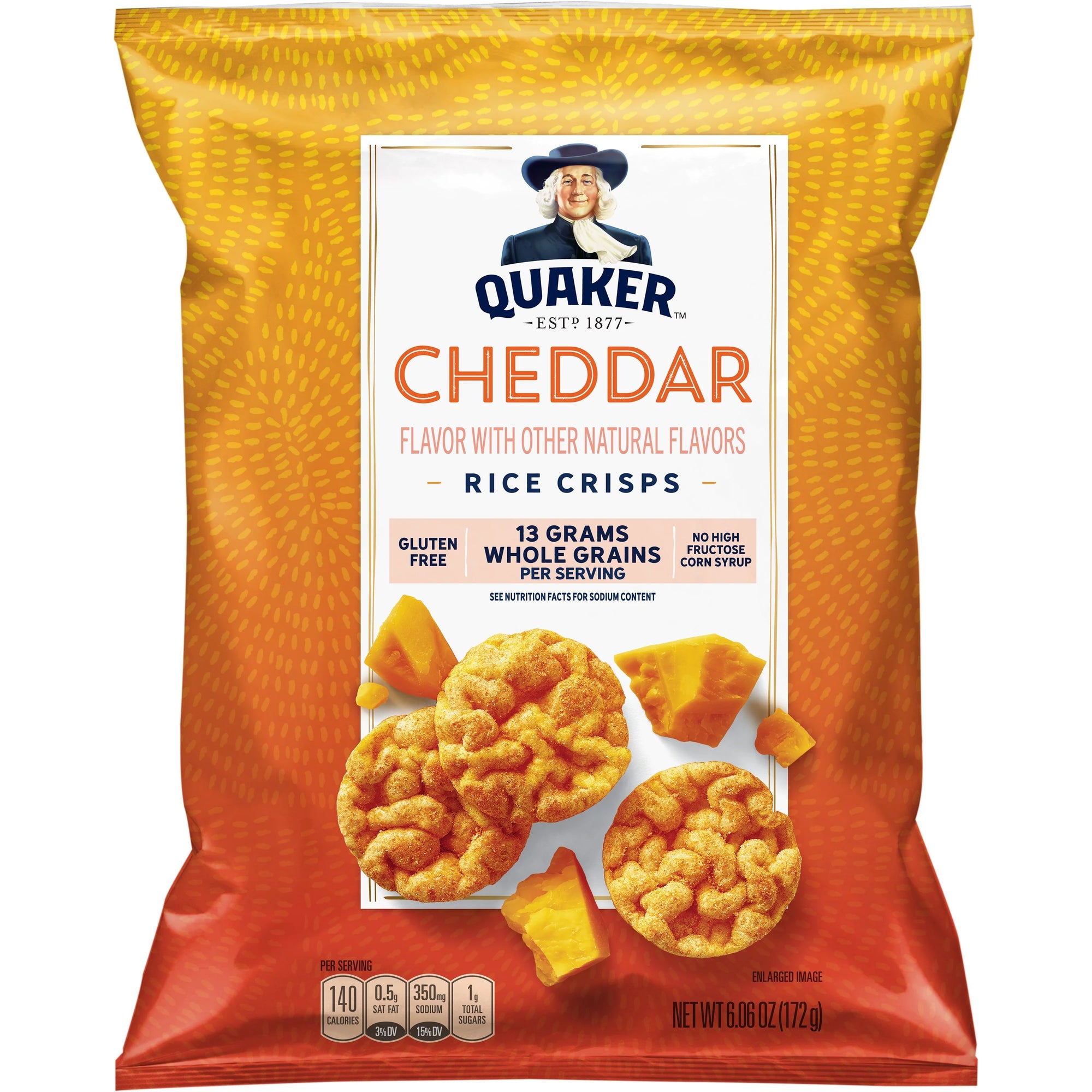 Quaker Cheddar Rice Crisps - 6.06oz