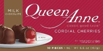 Queen Anne Milk Chocolate Cordial Cherries 6.6oz