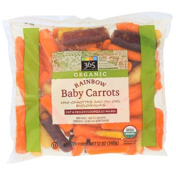 Rainbow Baby Carrots Peeled 12oz