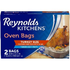 Reynolds oven bags turkey size - 2 ct