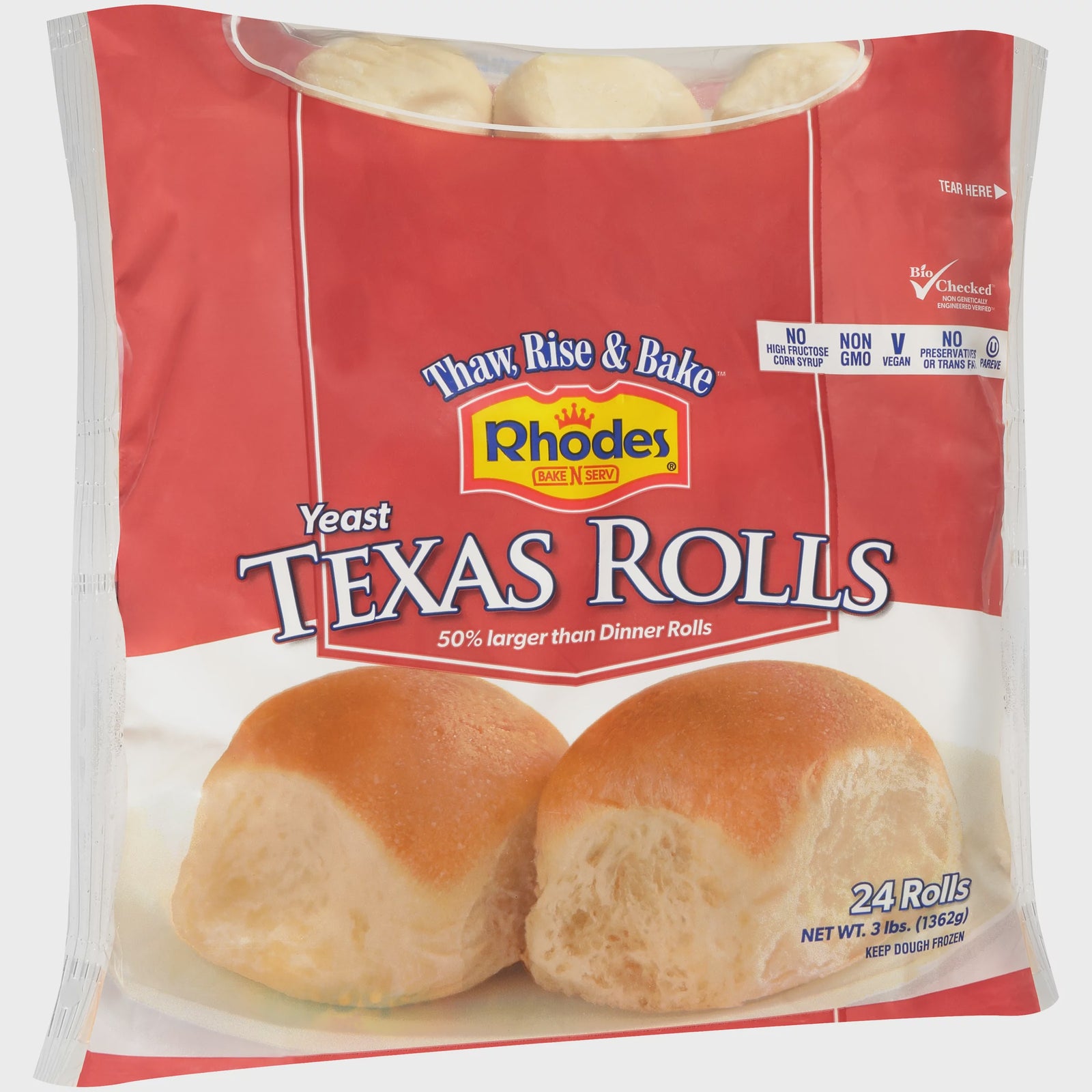 Rhodes Texas Rolls 24 Rolls