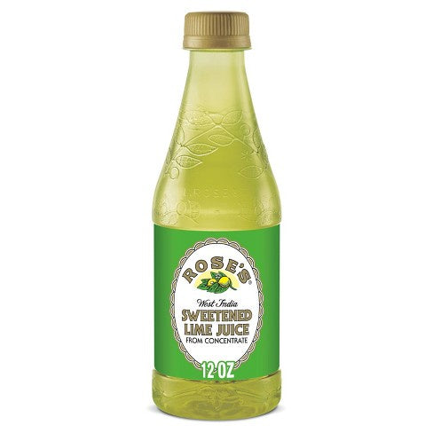 Rose's Sweetened Lime Juice 12oz