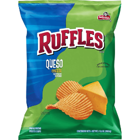 Ruffles Queso Cheese Potato Chips 8 oz.