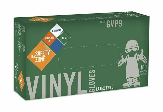 Safety Zone Vinyl Gloves