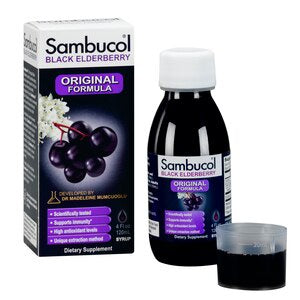 Sambucol Black Elderberry Cough Syrup 4 oz