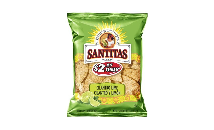 Santitas Cilantro Lime Tortilla Chips 10.5 oz.