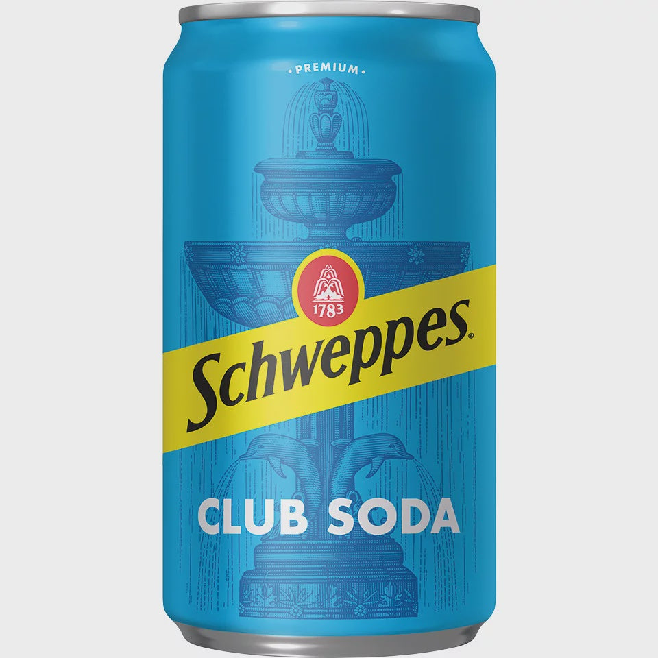 Schweppes Club Soda Mni 7.5oz/6pk