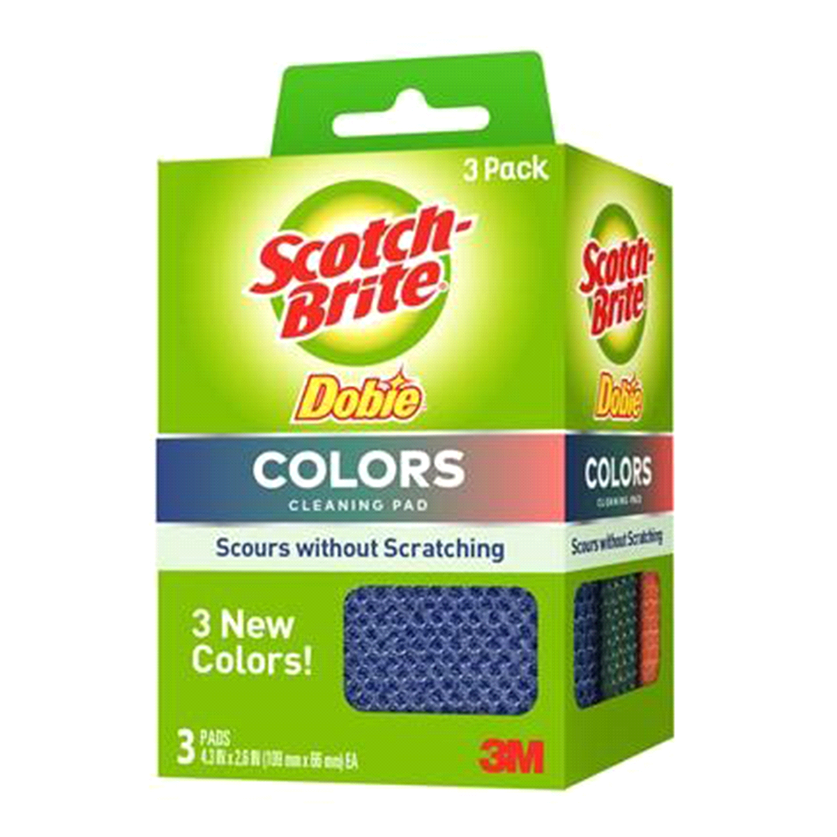 Scotch Brite Dobie Pads Colors 3 pack