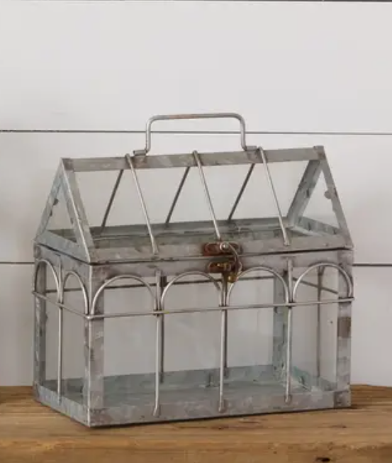 Minature Glass Greenhouse Small