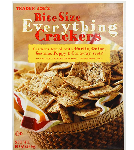 Trader Joes Bite Size Everything Crackers 10oz