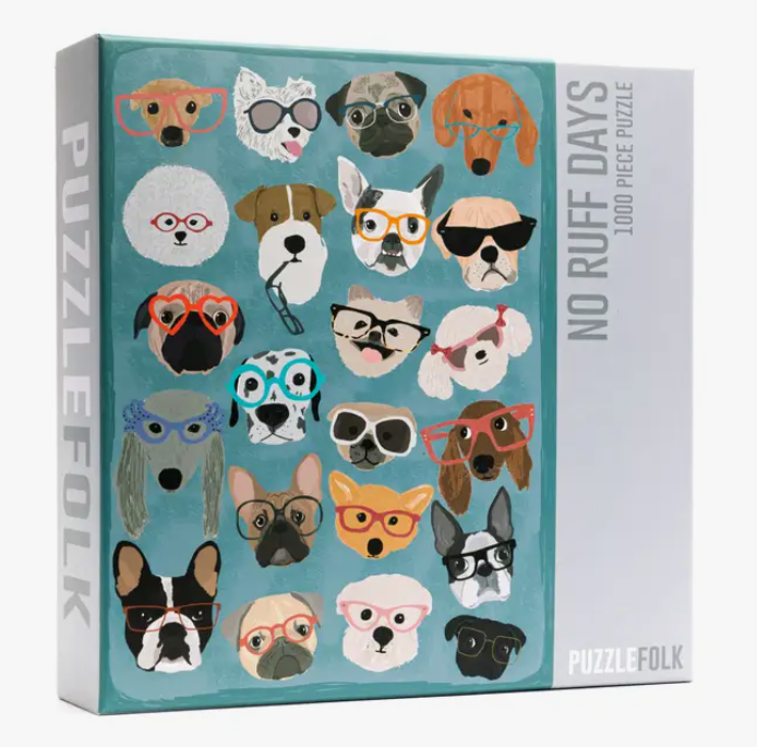 No Ruff Days Dogs 1000 Piece Puzzle