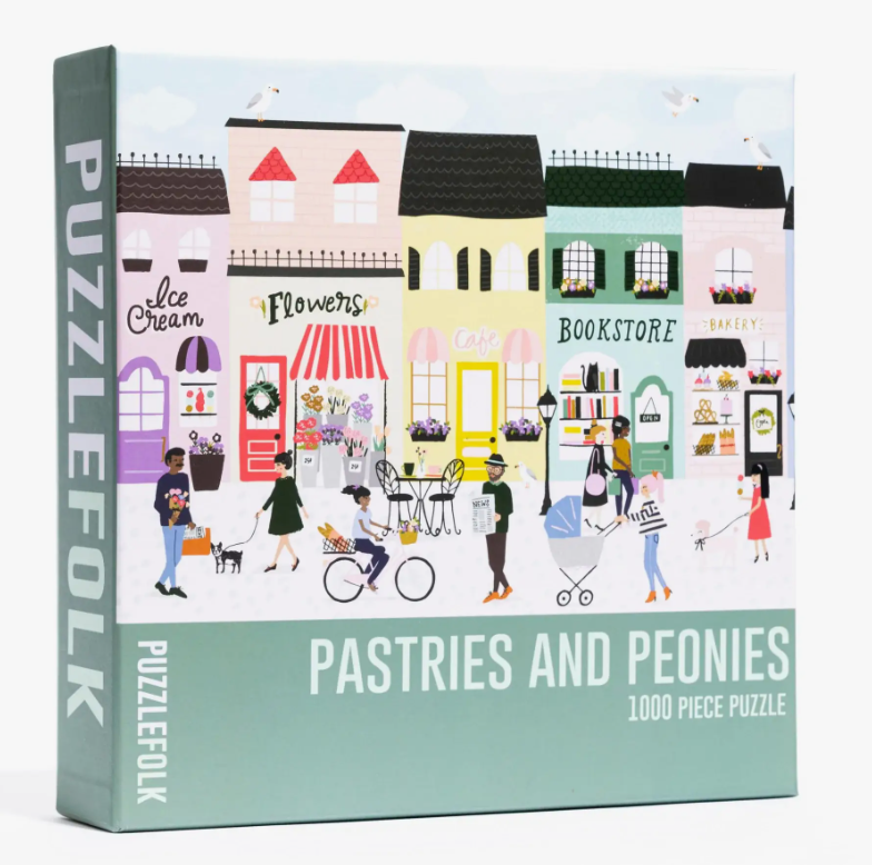 Pastries & Peonies 1000 Piece Puzzle