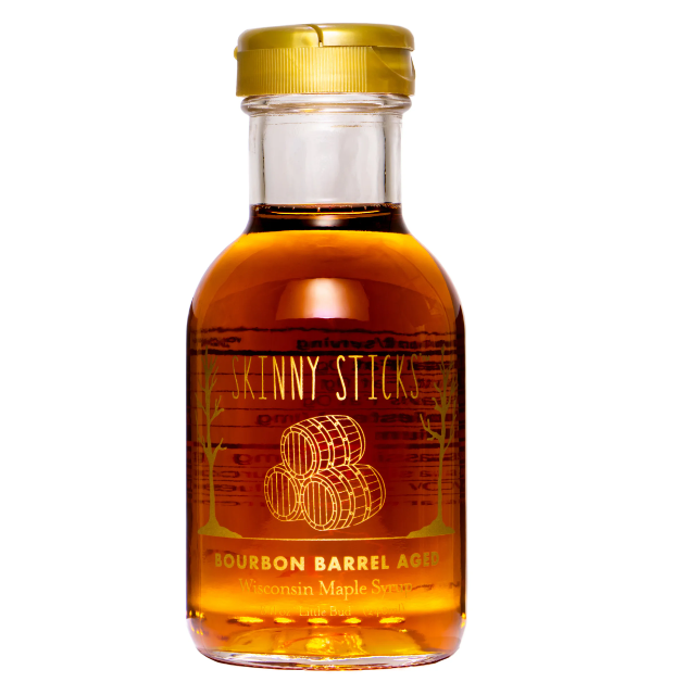 Skinny Sticks Bourbon Barrel Aged Maple Syrup 8oz