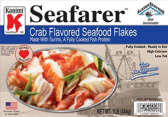 Seafarer Crab Flavored Seafood Flakes 16oz
