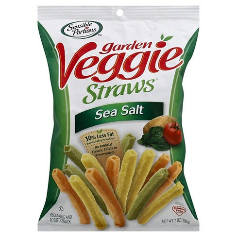 Sensible Portions Veggie Straws Sea Salt 7oz