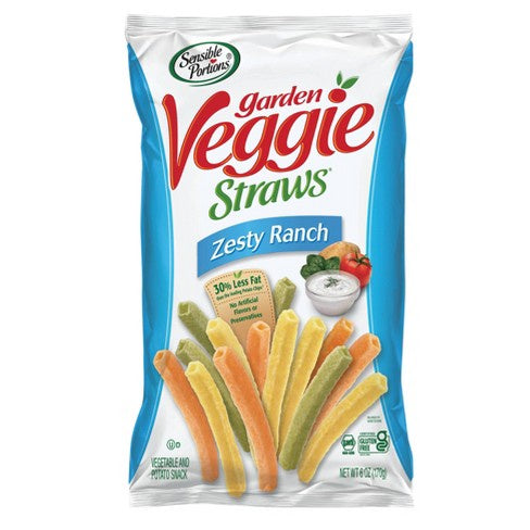 Sensible Portions Veggie Straws Zesty Ranch 6oz