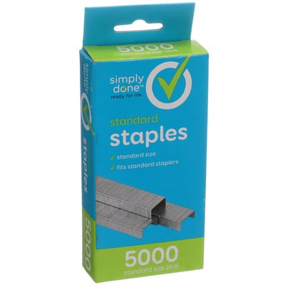 Simply Done Staples 5000/box