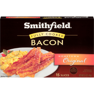 Smithfield Fully Cooked Bacon 2.1oz