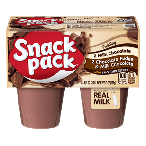 Snack Pack Chocolate Variety 4pk