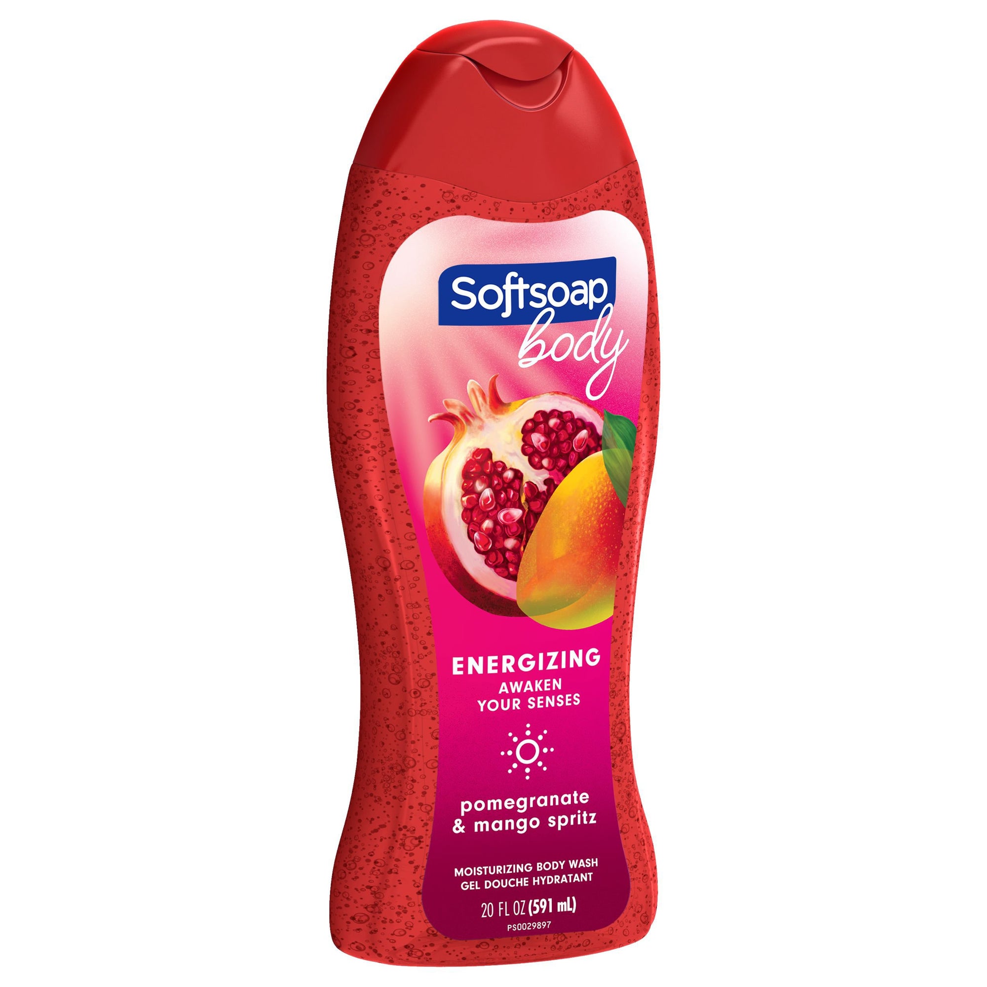 Softsoap Body Energizing Pomegranate & Mango Spritz 20oz