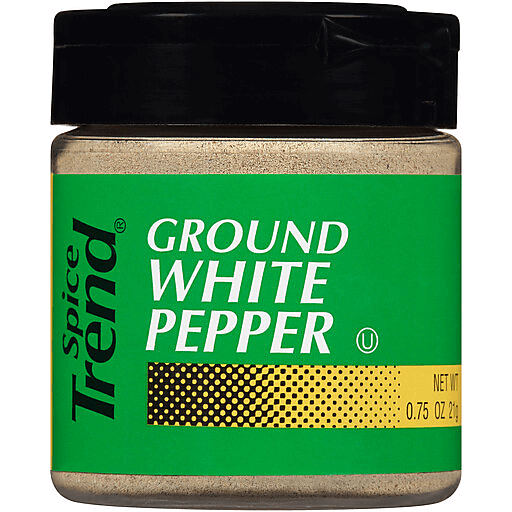 Spice Trend Ground White Pepper .75oz