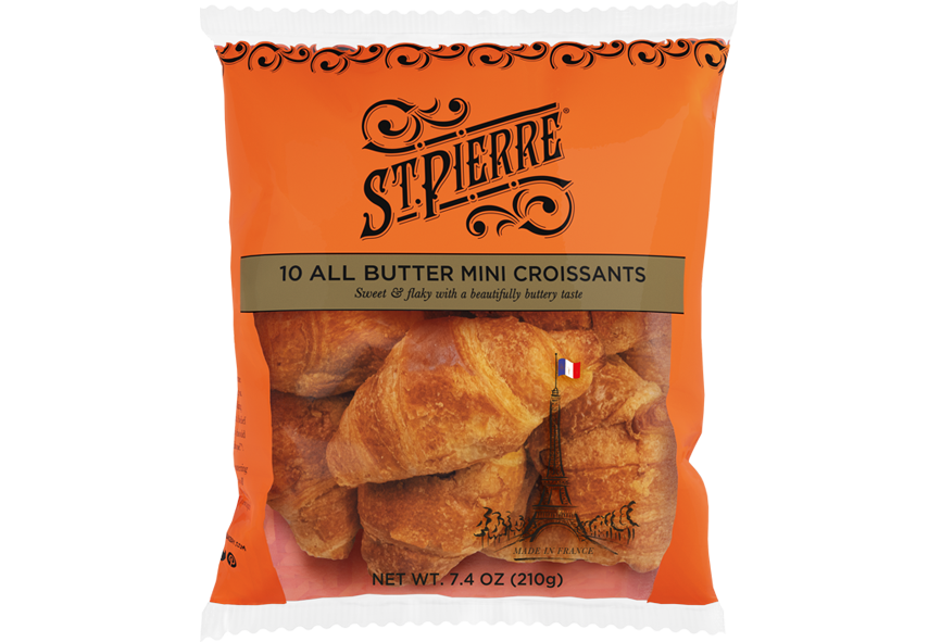 St Pierre All Butter Mini Croissants 10pk