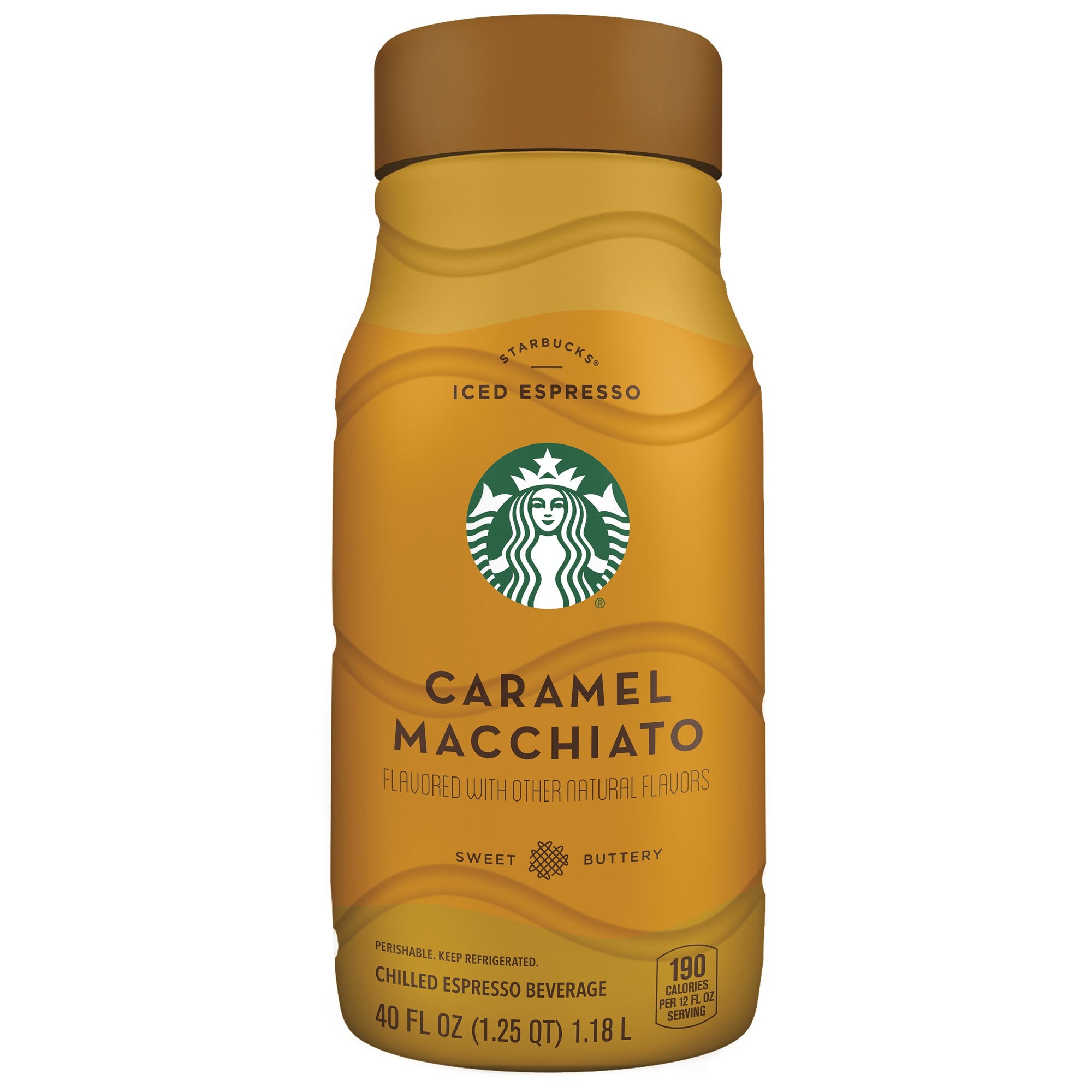 Starbucks Iced Espresso Caramal Macchiato 40oz