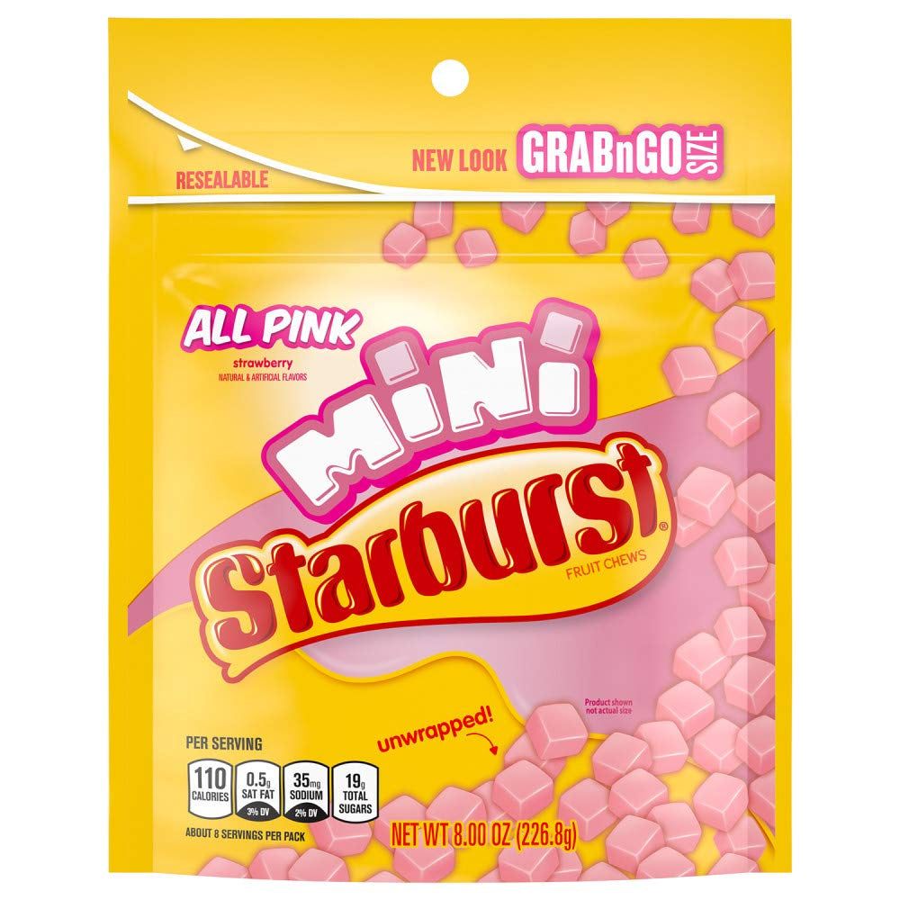 Starburst Mini's All Pink 8oz