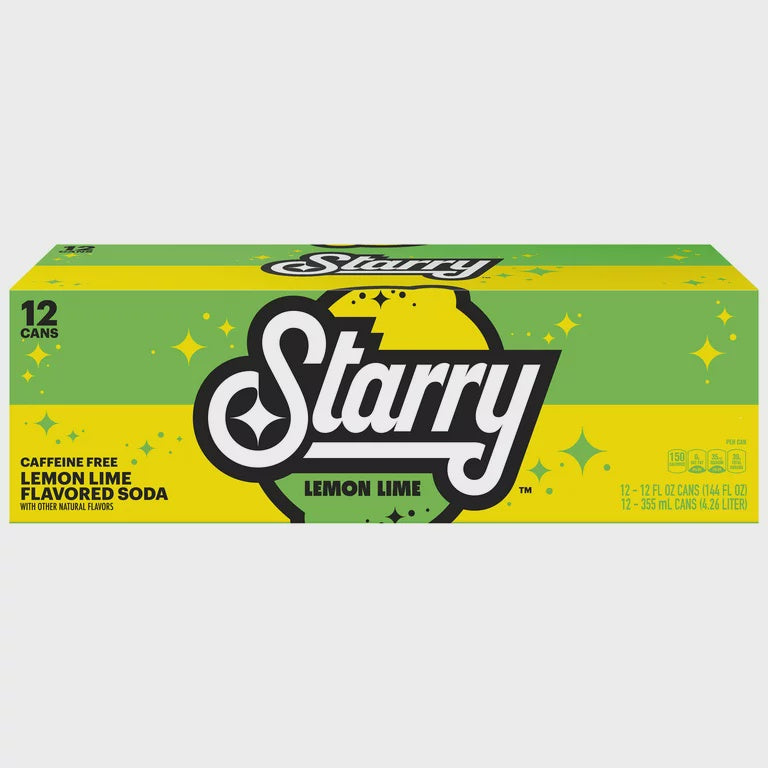 Starry 12pk cans