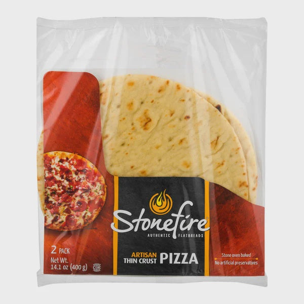 Stonefire Artisan Frozen 12" Thin Pizza Crust 2pk