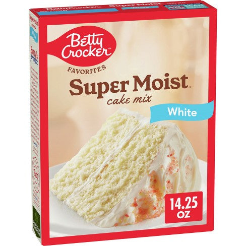 Betty Crocker Super Moist White Cake Mix 14.25oz