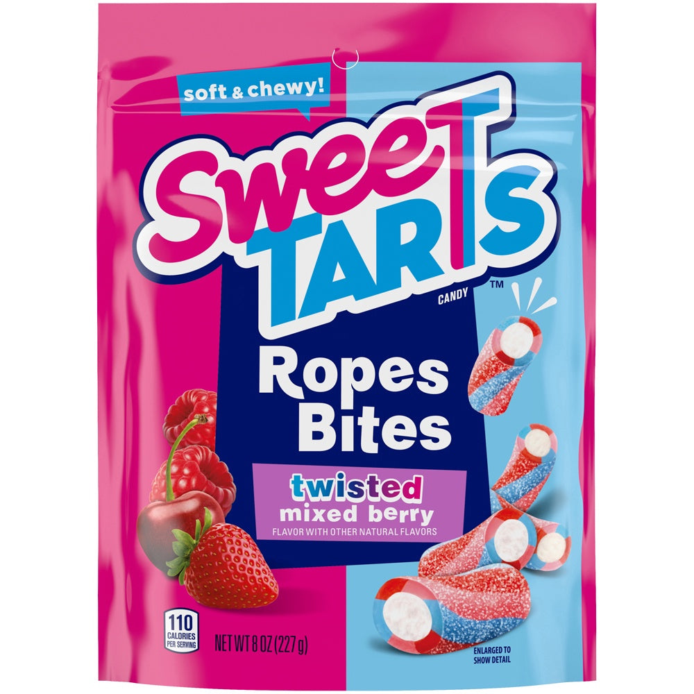 Sweet Tart Ropes Bites Twisted Berry 8oz