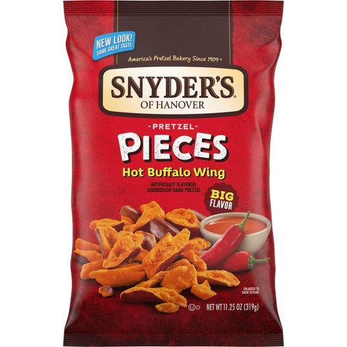 Snyders of Hanover Pretzel Pieces Hot Buffalo Wing 11.25 oz.