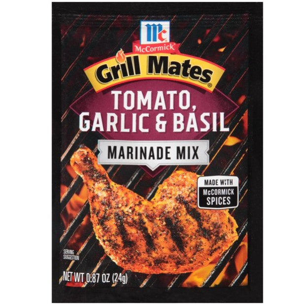 Grill Mates Tomato, Garlic & Basil Marinade Mix .87oz