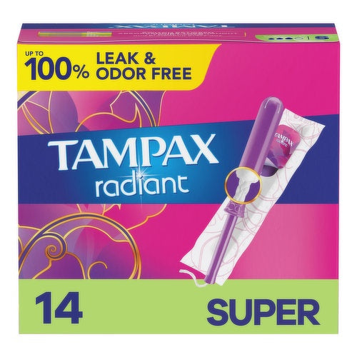 Tampax Radiant Super 14ct