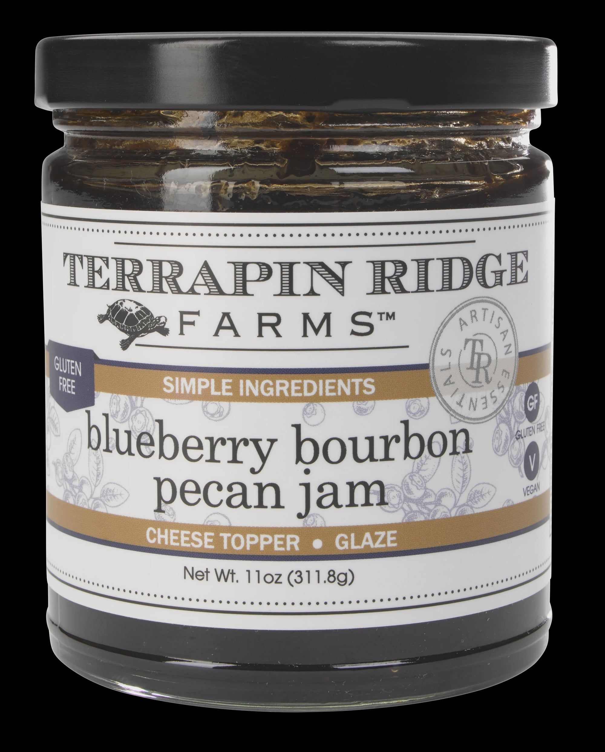 Terrapin Ridge Farms Bluberry Bourbon Pecan Jam 11oz.