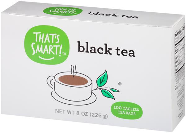 That's Smart Black Tea Tagless 100ct