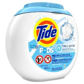 Tide Pods Free & Gentle 42 ct