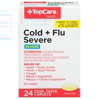 Top Care Cold & Flu Severe Caps 24ct