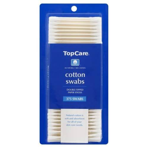 Top Care Cotton Swabs 375ct