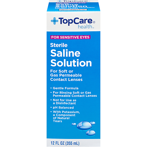 Top Care Sensitive Eyes Contact Solution 12oz