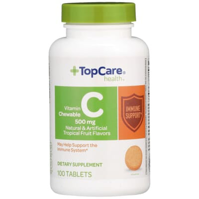 Top Care Vitamin C Chews 500mg 100ct