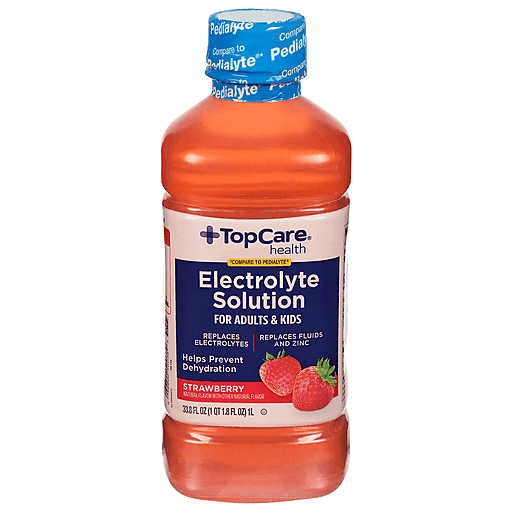 Topcare Electrolyte Solution Strawberry 33.8 oz.
