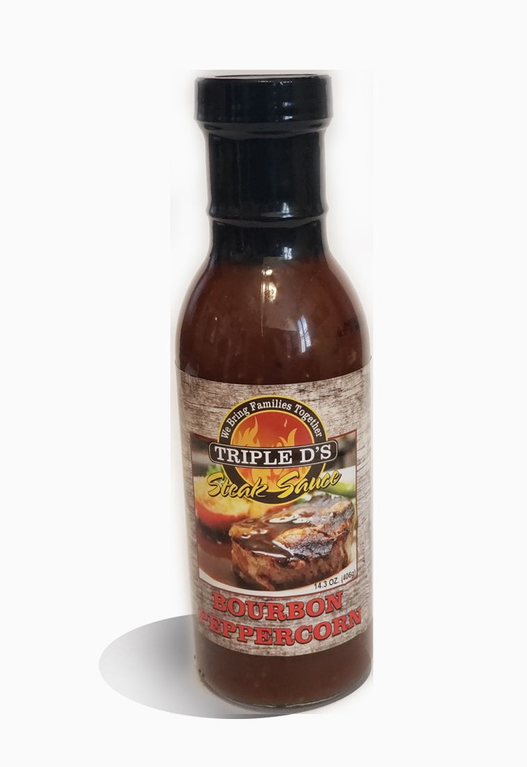 Triple D's Bourbon Peppercorn Steak Sauce 14.3oz