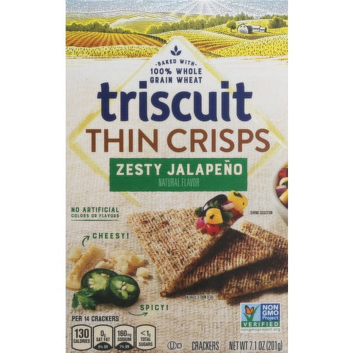 Triscuit Thin Crisps Zesty Jalapeno 7.1oz